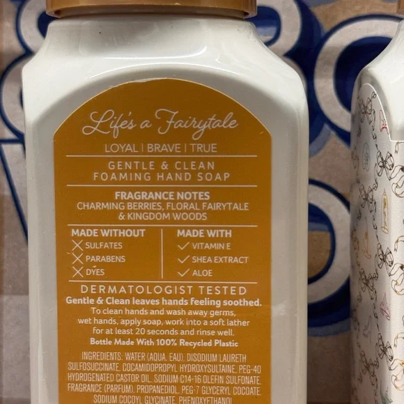 NEW B&BW (2) Life’s A Fairytale Foaming Hand Soaps Disney Princess Collection - Picture 2 of 3